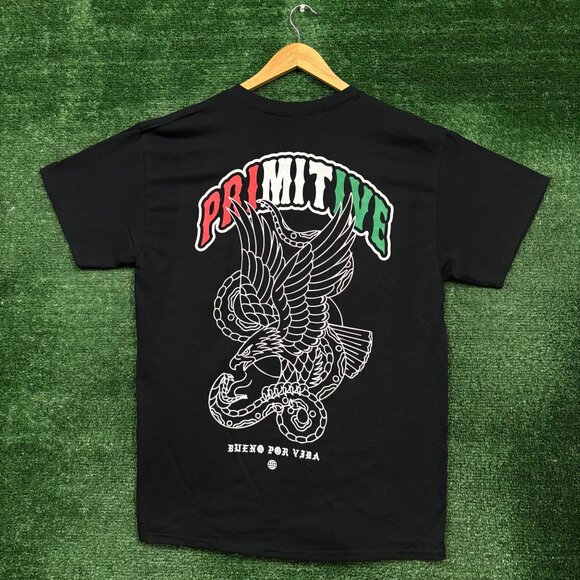 Primitive Bueno Por Vida Viva Mexico T-Shirt Size Large - Picture 1 of 4